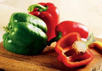 Red and Green Bell Peppers Red and Green Bell Peppers